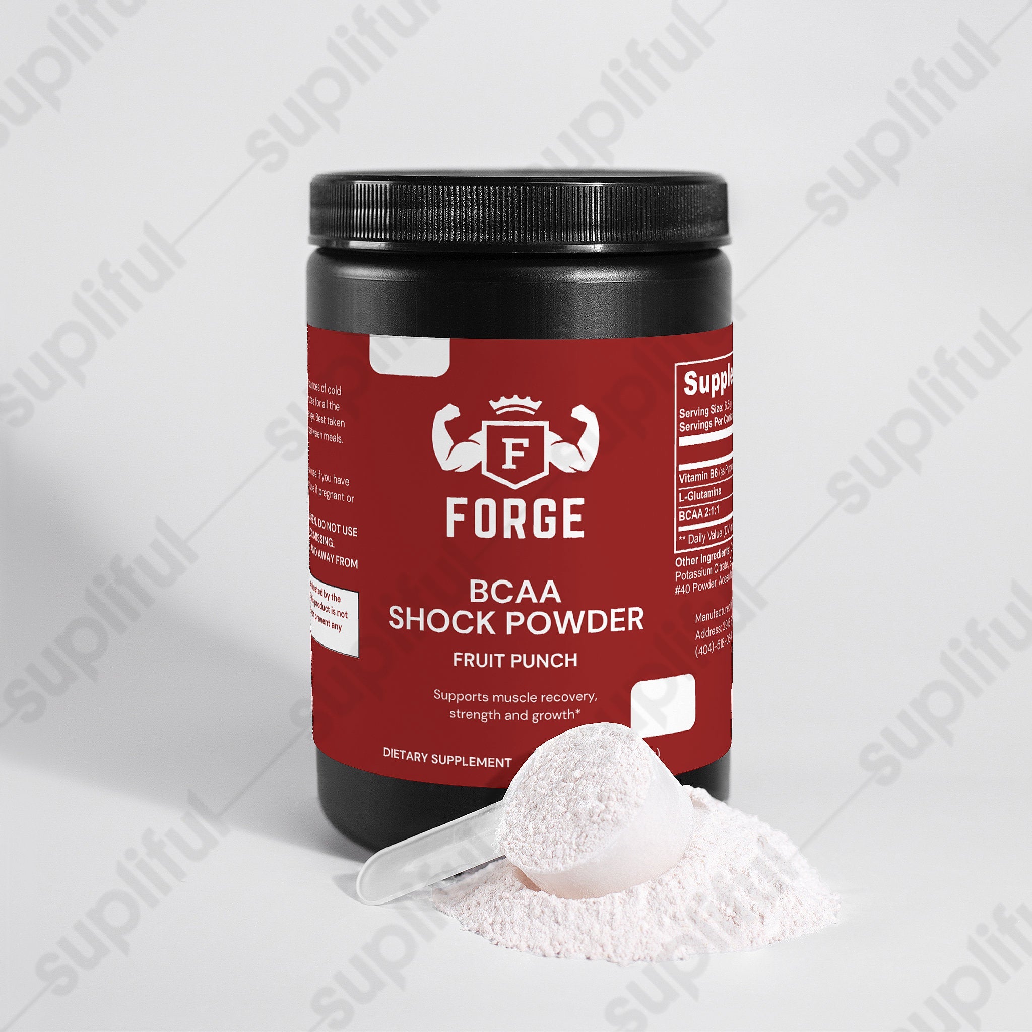 BCAA Shock Powder (Fruit Punch) FORGE